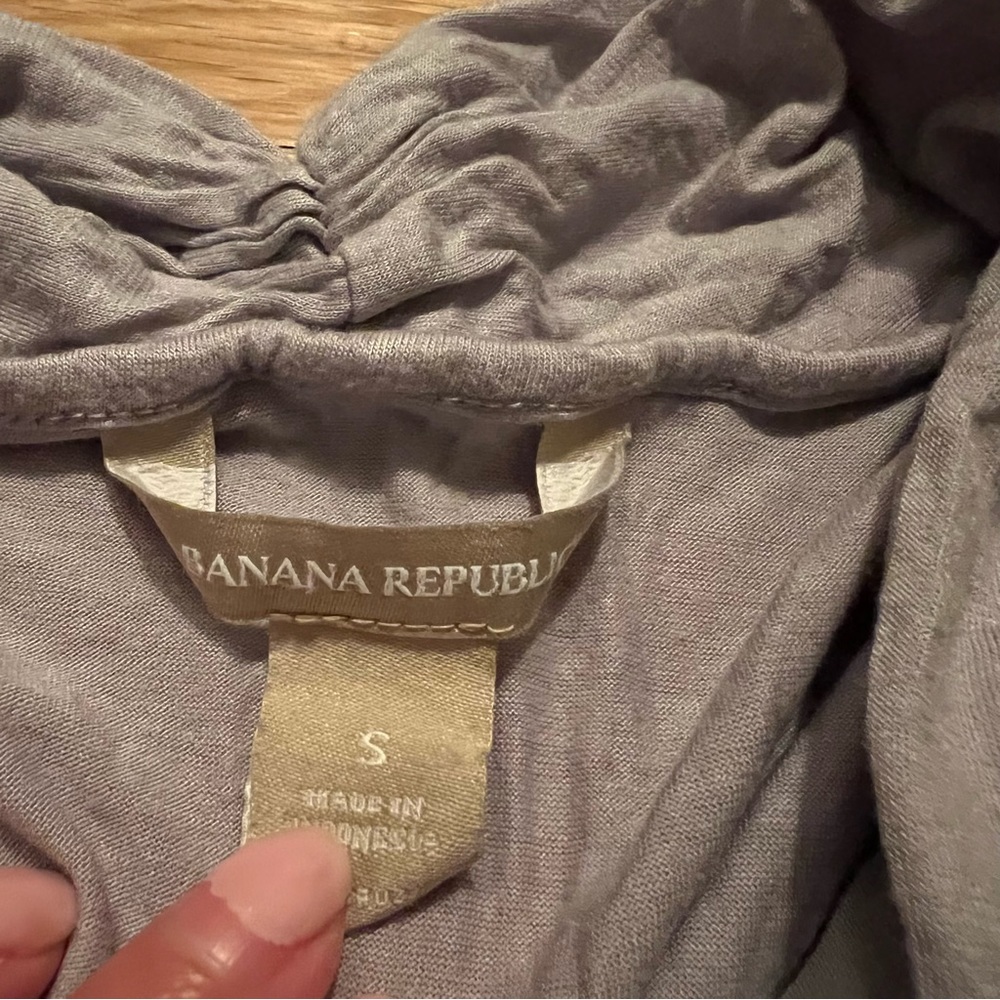 Banana Republic Lavendar Crossover Knit Top - Picture 2 of 2